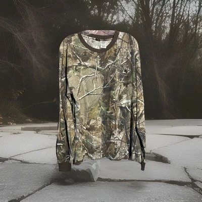 Camiseta Ranger Camuflaje Caza Manga Larga Cuello Redondo Hombre Talla XL Foto 1 de 4