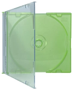 SLIM GREEN Color CD Jewel Cases Lot - Bild 1 von 3
