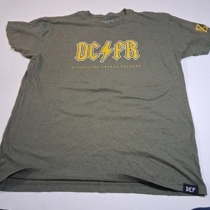 Herren DEFCOR Defcor Kurzarm T-Shirt Grün Rundhals Tee DC/FR Disziplin - Bild 1 von 4