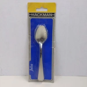 Vintage Hackman Spoons Julia MCM Stainless Steel Scandinavia Nordic Silverware - Picture 1 of 5