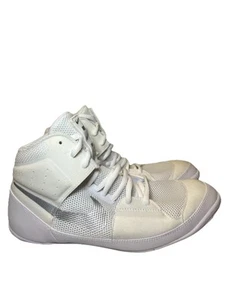Nuove scarpe Nike Fury Wrestling uomo 10 bianco argento metallizzato MMA Combat Boxing - Foto 1 di 8