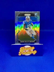 Panini Prizm 2021 - Rookie Amon-Ra St. Brown #358 Silver Prizm (RC) - Imagen 1 de 3