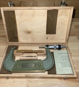 Mauser Bügelmessschraube 100-125 mm inkl. Holzkiste/Einstellhaken - Bild 1 von 3