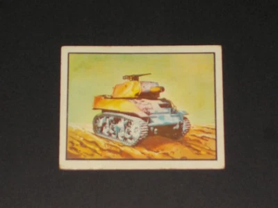 Tarjeta de tanque de guerra de la libertad 1950 #99 Topps extremadamente bonita *rara sin troquelar* Foto 1 de 2