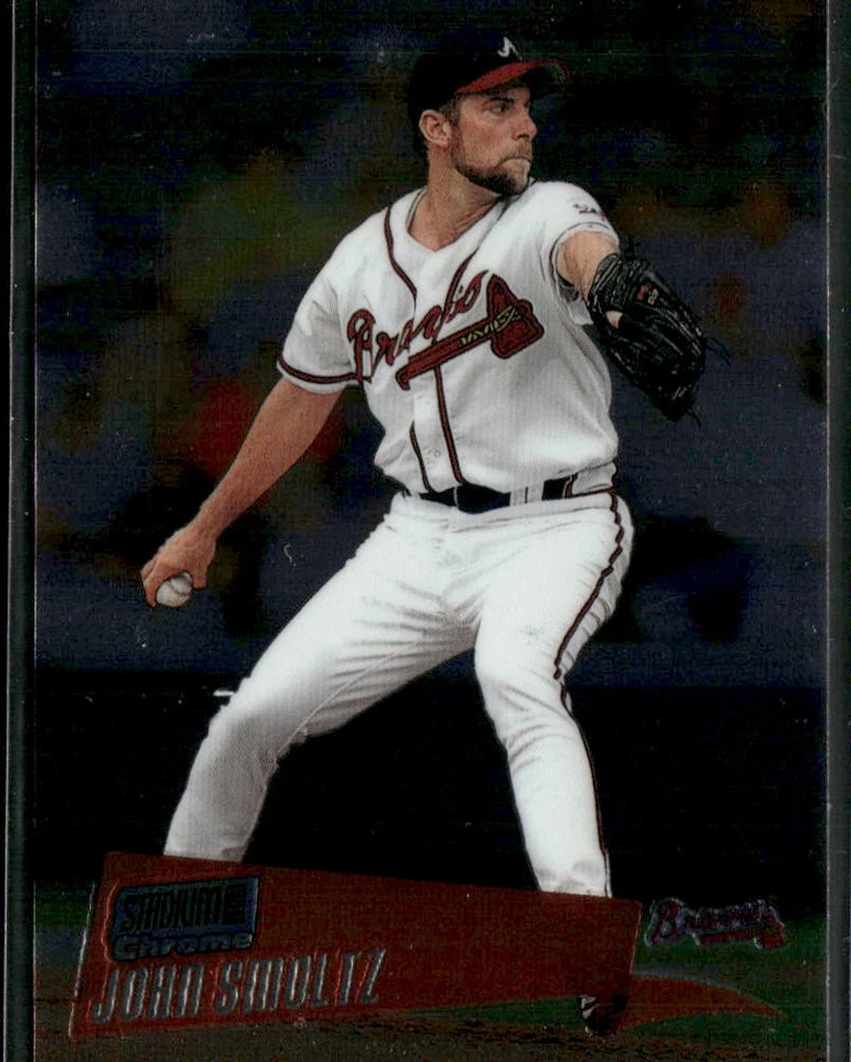 2000 Stadium Club Chrome #54 John Smoltz - Image 1 of 2