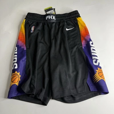 Nike Phoenix Suns Black The Valley City Edition Swingman Shorts Mens Sz S NWT - Image 1 of 4