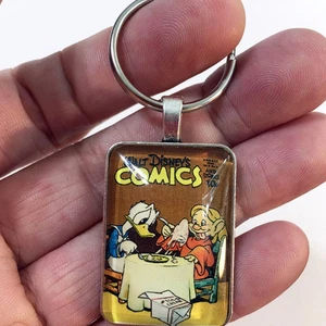 Walt Disney COMICS & STORIES #47 DONALD DUCK & DOPEY COVER Llavero o Collar - Imagen 1 de 11