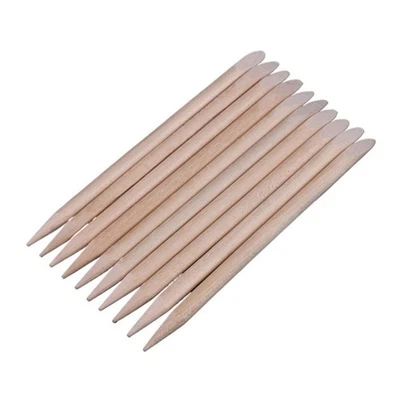 Nail art nail stick 11,4cm bastão de beleza pele morta empurrar 50 peças conjunto - Imagem 1 de 4