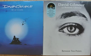 DAVID GILMOUR On An Island LP Gate + ROMANY GILMOUR Between Two Points LP RSD - Picture 1 of 3