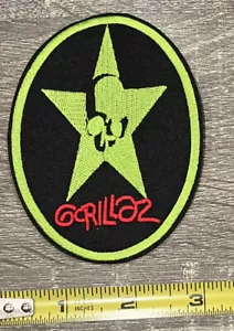 GORILLAZ Patch Metal Band Musica Iron On Cucire On ROCK - Foto 1 di 1