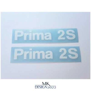 Trittbrett Aufkleber passend für Hercules Prima 2S Schriftzug Dekor Sticker Weiß - Bild 1 von 4