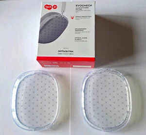 NEW OEM Tech21 Evocheck Clear Covers for Apple Airpods Max Wireless Headphones - Picture 1 of 10