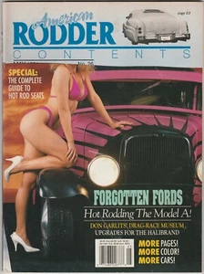 REVISTA AMERICAN RODDER "FORDS OLVIDADOS: HOT RODDING EL MODELO A!" MAYO 1991 - Imagen 1 de 3