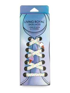Juego de cordones y dijes para zapatos Sprinkles Living Royal novedad moda helado nuevo - Imagen 1 de 2