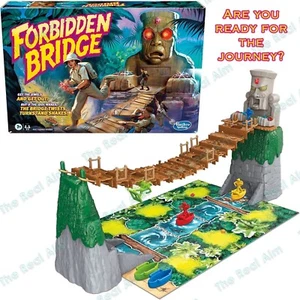 Hasbro Forbidden Bridge Adventure gioco da tavolo caccia al tesoro per bambini 6+ con Jems - Foto 1 di 6