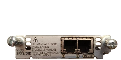 Cisco VIC3-2FXS/DID 2-Port High-Density FXS/DID Voice Fax Interface Card - Image 1 of 2