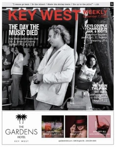 Key West Weekly Jimmy Buffett The Day The Music Died Commemorative Newspaper - Picture 1 of 1