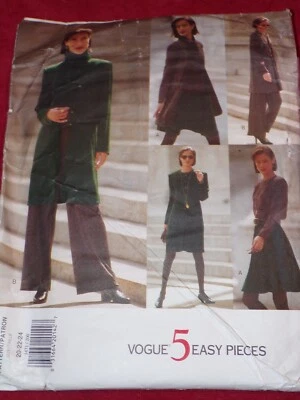 🌹VOGUE #1471-LADIES (5 EZ PIECES) JACKET-VEST-TOP-SKIRT-PANTS PATTERN  20-24 FF - Image 1 of 2