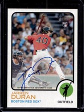 2022 Topps Heritage Jarren Duran Real Ones Rookie Autograph Auto RC #ROA-JD