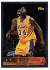1996-97 TOPPS NBA AT 50 SHAQUILLE O'NEAL CARD #220  **NM** LOS ANGELES LAKERS