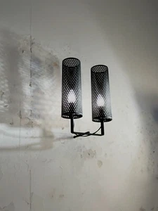 1950 APPLIQUE MODERNISTE CONSTRUCTIVISTE FORME LIBRE Arteluce Stilnovo Mategot - Picture 1 of 5