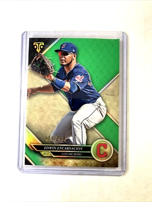 Topps Triple Threads #43 2017- EDWIN ENCARNACIÓN Emerald SP #'d 58/250 Foto 1 de 2