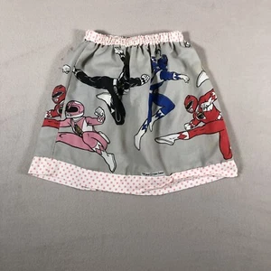 VTG Power Rangers Skirt Girls 20 Waist Cartoons Outdoors 1994 Vintage Youth U28 - Picture 1 of 12