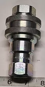 Juego de acoplador hidráulico de conexión rápida Dixon 3/4" 6HF6 y H6F6 ***HECHO EN EE. UU.*** - Imagen 1 de 4