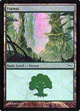 Forest #306 FOIL Mirrodin MtG LP