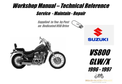 Suzuki VS800 VS 800 GLW/X Service Repair Workshop Manual USB 1998 - 1999 - Image 1 of 4