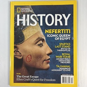 National Geographic History Magazine Jan Feb 2022 Nefertiti Sparta Tan Mahal - Picture 1 of 5