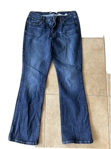 LeviStraus 515 Bootcut Jeans Gr. 12M W31 L32 Dunkelblau Denim Pattentaschen - Bild 1 von 8