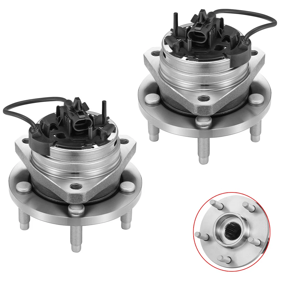 Pair 513214 Front Wheel Bearing Hub for 2007 2008 2009 Saturn Aura 2.4L 3.5L - Image 1 of 4