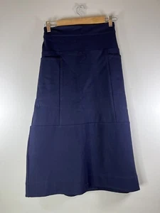 Madeleine Charles Size 1 Annalise Skirt Navy NWT Lagenlook Artsy Designer Skirt - Bild 1 von 5