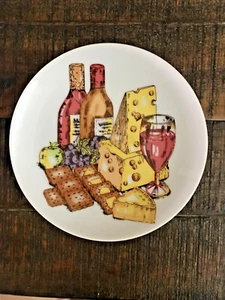 Shafford Fine Porcelain Cheese And Cracker Appetizer Plate 6.25” - Picture 1 of 2
