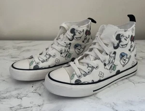 Disney Mickey Mouse & Friends High Top Women’s (UK Size 3) Canvas Trainers - Picture 1 of 10