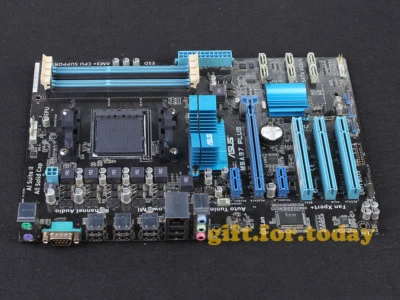 Original ASUS M5A97 PLUS AMD 970 Socket AM3+ DDR3 ATX Motherboard With I/O - Image 1 of 4