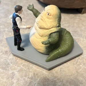 1997 Applause Star Wars Han Solo and Jabba the Hutt Figurine - Picture 1 of 2