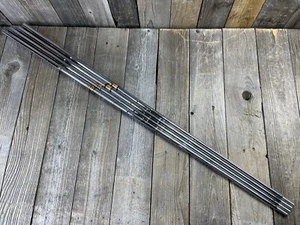 DYNAMIC GOLD X100 Steel Iron Shafts Lot of 4 ( 36.5"- 38" ) .370" Tips Hard Step - Picture 1 of 12