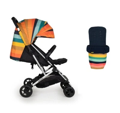 Cosatto Woosh 2 Goody Gumdrops mit Fußsack Bumper Bar & Raincover Geburt - 25kg