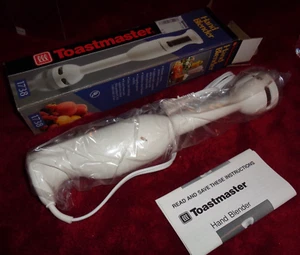 NEW TOASTMASTER HAND BLENDER #1738 MIXES BLENDS CHOPS LIGHTWEIGHT ELECTRIC - Picture 1 of 8