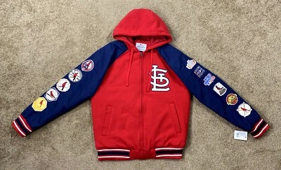 ST. LOUIS CARDINALS 11 TME WORLD SERIES CHAMPION Spring/Summer Jacket  XL - Image 1 of 4