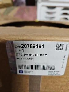 GM OEM Pillars, Rocker Floor-Drip Weather Strip Right 20789461 - Picture 1 of 3