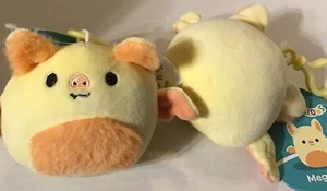 SQUISHMALLOWS 3.5" MEGHAN Fruit Bat CLIP RARE NWT 2024 FREE SHIPPING - Picture 1 of 2