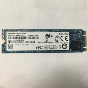 SanDisk SSD Z400s M.2 2280 128GB SD8SNAT-128G-1002 SATA 6.0Gbps Hard Disk - Picture 1 of 1