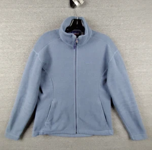 Patagonia Womens Jacket Large Blue Fleece Synchilla Full Zip USA Gorpcore Hiking - Picture 1 of 9
