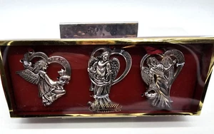 Gorham Angel Love, Peace, Hope Christmas Ornaments Holiday Tradition Since 1831 - Picture 1 of 4