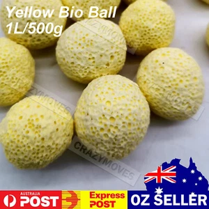 Aquarium Biological Filter Media Bacteria Ball Bio Fish Tank Pond 1L/500g VIC - Picture 1 of 7