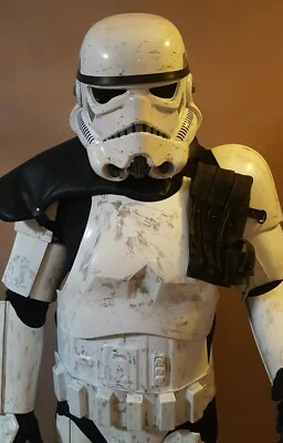 Sandtrooper 501 Legion approved costume with DLT-19 blaster and voice modulator. - Image 1 of 4
