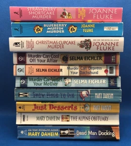 Cozy Mysteries PB lot of 10 Joanne Fluke, Selma Eichler, Mary Daheim - Picture 1 of 1